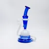 9,5 "Bong en verre coloré Bong Bong Bong Tobac Shisha Fabriqué avec un bol