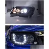 Turn Brake Light Car Head Headlight Assembly For Subaru Forester Led Dynamic Signal High Beam Headlamp Lamp 2008-2012 Drop Deliver Dhife