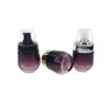 30ml/1ozローズガラス化粧品ジャートラベルボトルエッセンスシャンプープレスポンプ空の化粧品コンテナpuxmrのためのディスペンサー
