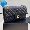 Woman designer crobody bag channel lady houlder claic leather diamond lattice luxury deigner woman hand cc pure chainD