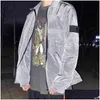 Herrjackor Autumn Designer Spring CP Coat Fashion Hooded Hoodies Men Sport Ytterkläder Kläder Casual Zipper Coats Man Biker Jumpers Dh9uw