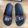 2022 Double G Designer Slides Mens Womens Slippers Bloom Flowers Tiger Tiger Head Snake Bee Clipper Leath
