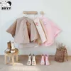 Regenuitrusting Kinderjas Leergoeddichte kinderen Poncho Coat Jacked met rugzakpositie Student Drag Sak Baby Coats voor 1 6y 230421