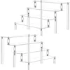 Supports De Stockage Racks Présentoir Acrylique Du Premier Au Cinquième Étages Présentoir Transparent Pour Cupcakes Parfum Poupée Décoration Et Organisateur Diagramme