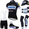 6pcs 풀 세트 팀 블랙 Quickstep Cycling Jersey 20D 자전거 반바지 Ropa Ciclismo 여름 Quick Dry Pro Bicycling Maillot Bottoms350r