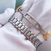 Montres-bracelets De Luxe Or Dames Montres-Bracelets Robe Montre Femmes Cristal Diamant En Acier Inoxydable Argent Horloge Montre Femme