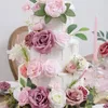 Fiori decorativi Matrimonio per decorazioni Tavolo Sedia Decor Torta Fiore artificiale Bouquet Combo Box Set Decorazione domestica