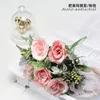 Decorative Flowers 5 Head Artificial Daisy Stamen Flower Bouquet Home Decoration Wedding Cutting Pasting Accessories