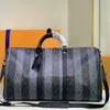 Bolso de viaje suave de diseñador Unisex, bolsos Boston de Color choque clásico, bolso de gran capacidad, bolso de mano con bolsillo Interior con cremallera M597I2