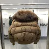 Women's Fur Faux Fur Lagabogy Winter Puffer Jacket Women Thick Warm Short Parkas Real Natural Raccoon Fur Female Loose 90% White Duck Down Coat 231122