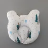 Poduszki Urodzone dziecko poduszka bawełniana bawełniana niedźwiedź mimośrodowy korekta głowy kształtowanie poduszki Dzieci łóżka Produkty łóżka dla niemowląt 230421