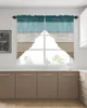 Cortina Vintage granja granero grano cortinas para dormitorio de los niños sala de estar ventana cocina Triangular
