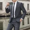 Blazer maschile blazer s-6xl uomini blazer set 2 pezzi eleganti abitudini formali di lusso in abiti da lavoro coreani pantaloni coreani giacche 231122