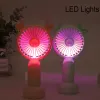 Rechargeable Mini Handheld Fan Party Favor 1200mAh USB Bureau Extérieur Ménage Bureau Poche Portable Voyage Appareils Électriques Refroidisseur D'air