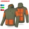 Sous-vêtements thermiques pour femmes Veste chauffante Chauffage d'hiver Veste de moto USB Vestes chauffantes électriques à capuche Camping Chaud Moto Vêtements chauffants Ski 231122