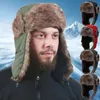 Sombreros de trampero Invierno para mujeres Hombres Sombrero de bombardero de piel sintética Espesar Gorros con orejeras Ciclismo al aire libre A prueba de viento Cálido Protección para los oídos Gorra de esquí 231122