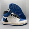 2023 Heren basketbalschoenen jumpman 1 1s hoge OG sneakers Lucky Green Chicago Starfish University Blue Skyline licht rookgrijs heren dames sporttrainers 36-48