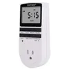 Timers EU US Type Elektrische 7 dagen Wekelijkse programmeerbare wandplug-in Digitale plug Time Switch Timer Socket Power 220V 110V AC 230422