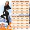 Women's Thermal Underwear Thermal Underwear Set for Women Fleece Lined Base Layer Tops Bottoms Free-cutting Seamless Crew Neck Long Sleeved Long Johns 231122