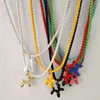 Chains 2023 Candy Color Box Chain Puppy Dog Charm Necklace For Women Enamel Choker Minimalist Fine Boho Jewelry Wholesale