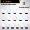 Acrylic 3D LED Lamp Base Table Night Light 7 Color-Adjust ABS USB Remote Control Lighting Accessories Bulk Wholesale