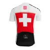 MEN 2017 cycling jersey Switzerland Swiss red clothing bike wear mountain road MTB ropa ciclismo maillot riding Pro racing team NO285d