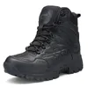 Botas Inverno Tático Combate Militar Homens Couro Genuíno Exército dos EUA Caça Trekking Camping Montanhismo Sapatos de Trabalho Bot 231121