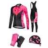 Cykeltröja Set Kläder Set Spring Autumn Long Ropa Deportiva Mujer BMX Suit Mtb Bike Outfit Equipment Ciclismo Femininas 231122