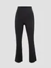 Pantalones activos Leggings acampanados Yoga mujer cintura alta pierna ancha gimnasio Fitness deportes pantalón acampanado negro pantalones de baile latino 2023