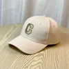 Ball Caps designer luxe 2023 Herfst Nieuwe Big C Stereo Letter Baseball Hoed Mode Veelzijdig Paar Duck Tongue Heren en Dames Zonnescherm Trend KF8U