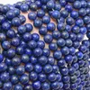 Losse edelstenen natuurlijke Lapis Lazuli ronde kralen 8,5 mm-8,8 mm donkerdere kleur