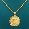 Pendant Necklaces FS Unisex Gold Color Magnificent Personalized Jewelry Retro Vintage Big For Gift