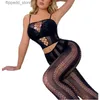 Sexy Socken Frauen Sexuelle Offene Erotische Unterwäsche Nachtclubs Bodysuit Dessous Sexy Dessous Für Feine Heiße Verführung Spitze Fishnet Bodysuits Set Q231122