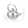 Dinnerware Sets Stainless Steel Teapot Small Stove Top Kettles Metal Pots Handle Portable Travel