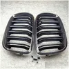 Gitter Auto Frontstoßstange Lufteinlass Nierengitter für X5 X6 E70 E71 Abs Double Slat Mesh 2007-2013 Drop Delivery Mobiles Motorräder Dhbjd