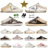 2024 Italia Goldenstar Designer Sneaker Super Star Sabot Pantofole in pelliccia da donna Scarpe casual Paillettes Classico Bianco Do-Old Dirty Star Sneakers Inverno Scarpe di lana all'aperto