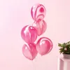 Décoration de fête 20pcs Peinture Marbre Agate Ballons Coloré Nuage Latex Ballon Pour Mariage Anniversaire Décor Enfants Jouets Air Hélium