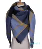 Winter Female Scarf Luxury Warm Imitation Cashmere Plaid Large Square Thickened Shawl Women's Cache