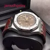 Ap Swiss Luxusuhr Epic Royal Oak Offshore-Serie Herrenuhr 42 mm Durchmesser Präzisionsstahl 18 Karat Roségold Herren-Freizeituhr Uhr 26470st Oo A820cr01 Precision St