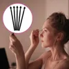 Pincéis de maquiagem 5 PCS Silicone Eyeshadow Brush Set Batom Profissional Alumínio