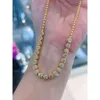 Hot Selling High Quality Fashion Fine Gift Yellow Gold Diamond 6.088Ct Necklace