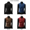 Men's Vests Autumn Gothic Vintage Waistcoats Double Breasted Jacket Lapel Waistcoat Cosplay Costume Victorian Vest Men Tops