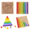 Lernspielzeug Montessori Pädagogische Mathematik für Kinder Kinder Baby Einmaleins Arithmetik Lehrmittel Weihnachtsgeschenk 231122