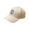 Boll Caps Designer Luxury 2023 Autumn New Big C Stereo Letter Baseball Hat Fashion Versatile Par Duck Tongue Men's and Women's Sunshade Trend KF8U