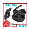 Motorrad-Gegensprechanlage Walkie Talkie Ejeas Q7 Helm Bluetooth-Headset Bis zu 7 Fahrer Drahtlose Gegensprechanlage V5.1 Wasserdichter Lenker Rem Dhact