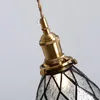 Lampes suspendues IWHD 2023 Nordic Glass LED Luminaires Cuivre Chambre Salle À Manger Restaurant Moderne Lampe Suspendue Éclairage