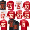 Patrick Mahomes 10 Isiah Pacheco Uomo Donna Gioventù Maglie da calcio personalizzate Travis Kelce Nick Bolton 95 Chris Jones Kadarius Toney all'ingrosso