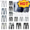 Designer Mens Purple Jeans Denim Trousers Fashion Pants High-end Quality Straight Design Retro Streetwear Casual Sweatpants Joggers 730