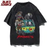 Men S t Shirts Horror Friends T -shirt Men O nek Cool Summer T shirts korte mouw T -mode mode tops 230422