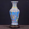 Antique Royal Chinese Porcelain Vase Decorative Flower Vase For Wedding Decoration Pot Jingdezhen Porcelain Christmas Gift1215z